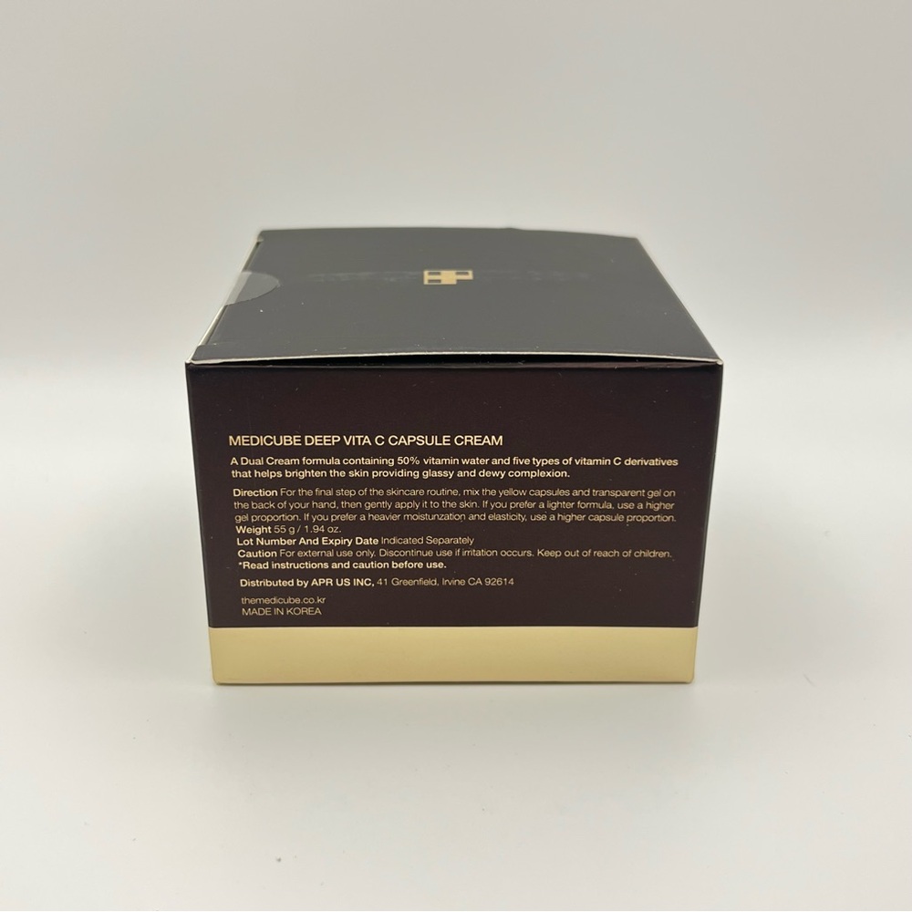 Medicube Deep Vita C Capsule Cream - Brown & Gold Box - Picture 12 of 13